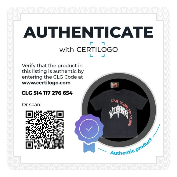 Vlone Omen Tee Black - Picture 5 of 6